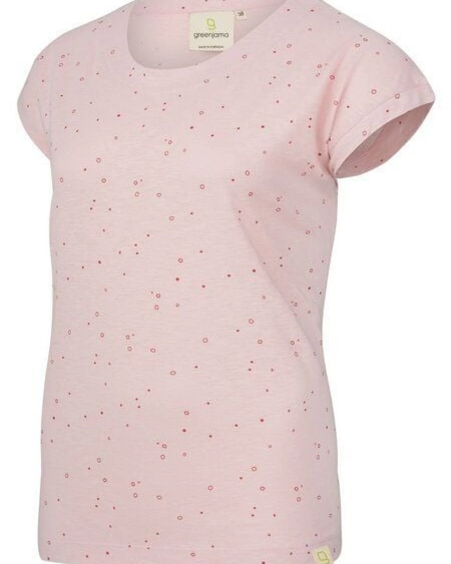 greenjama Damen T-Shirt Slub Jersey mit Druck, aus Bio Baumwolle und GOTS zertifiziert – Ansicht 3