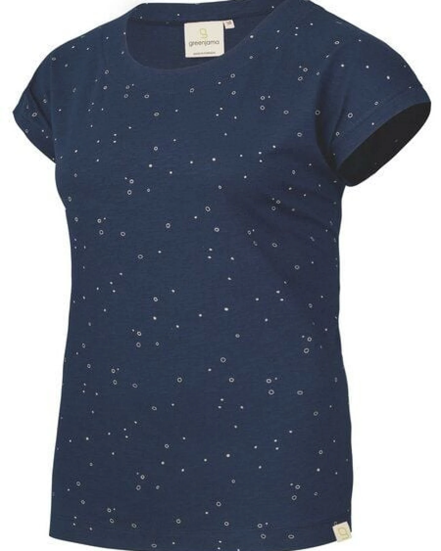 greenjama Damen T-Shirt Slub Jersey mit Druck, aus Bio Baumwolle und GOTS zertifiziert – Ansicht 3