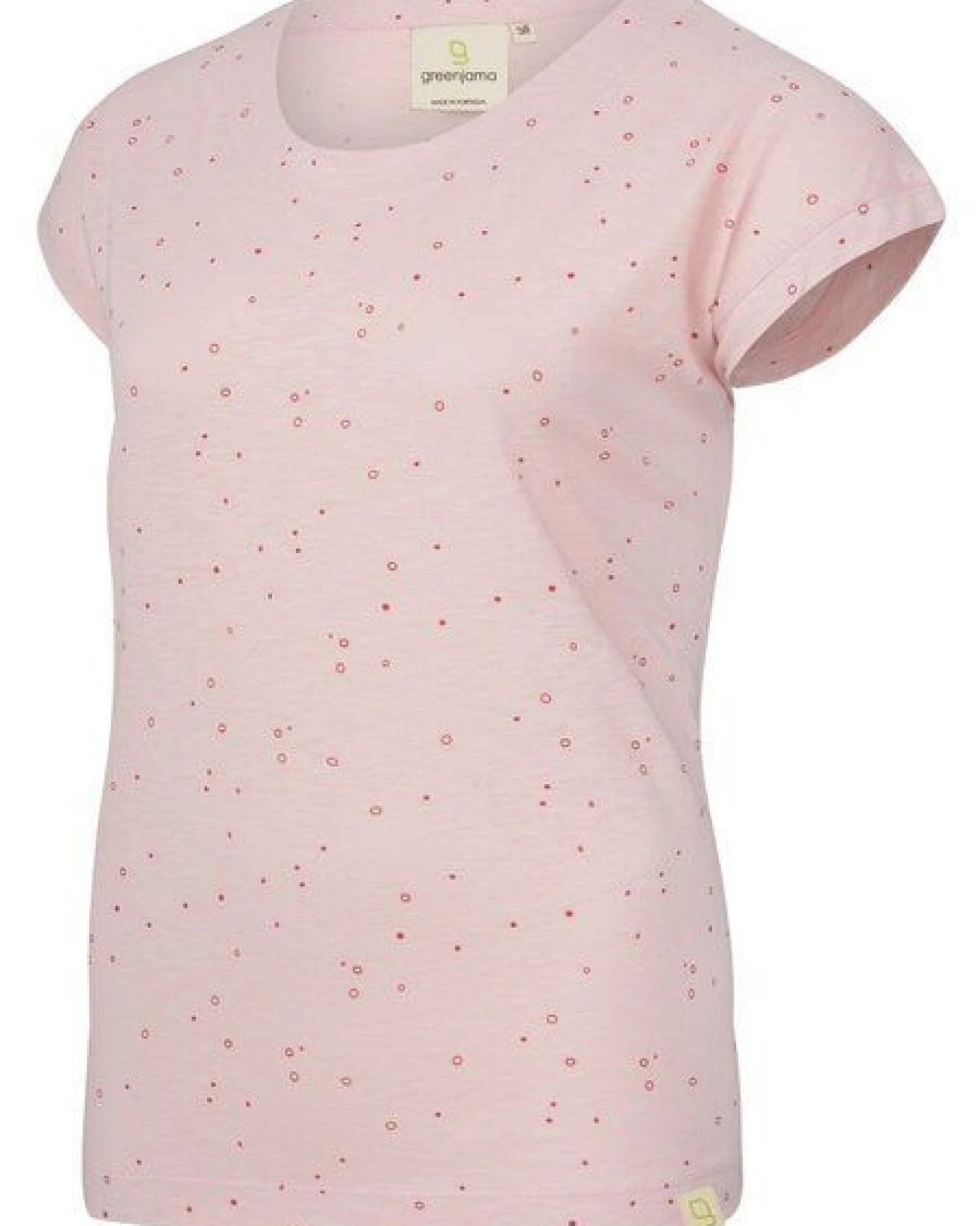 greenjama Damen T-Shirt Slub Jersey mit Druck, aus Bio Baumwolle und GOTS zertifiziert – Ansicht 3