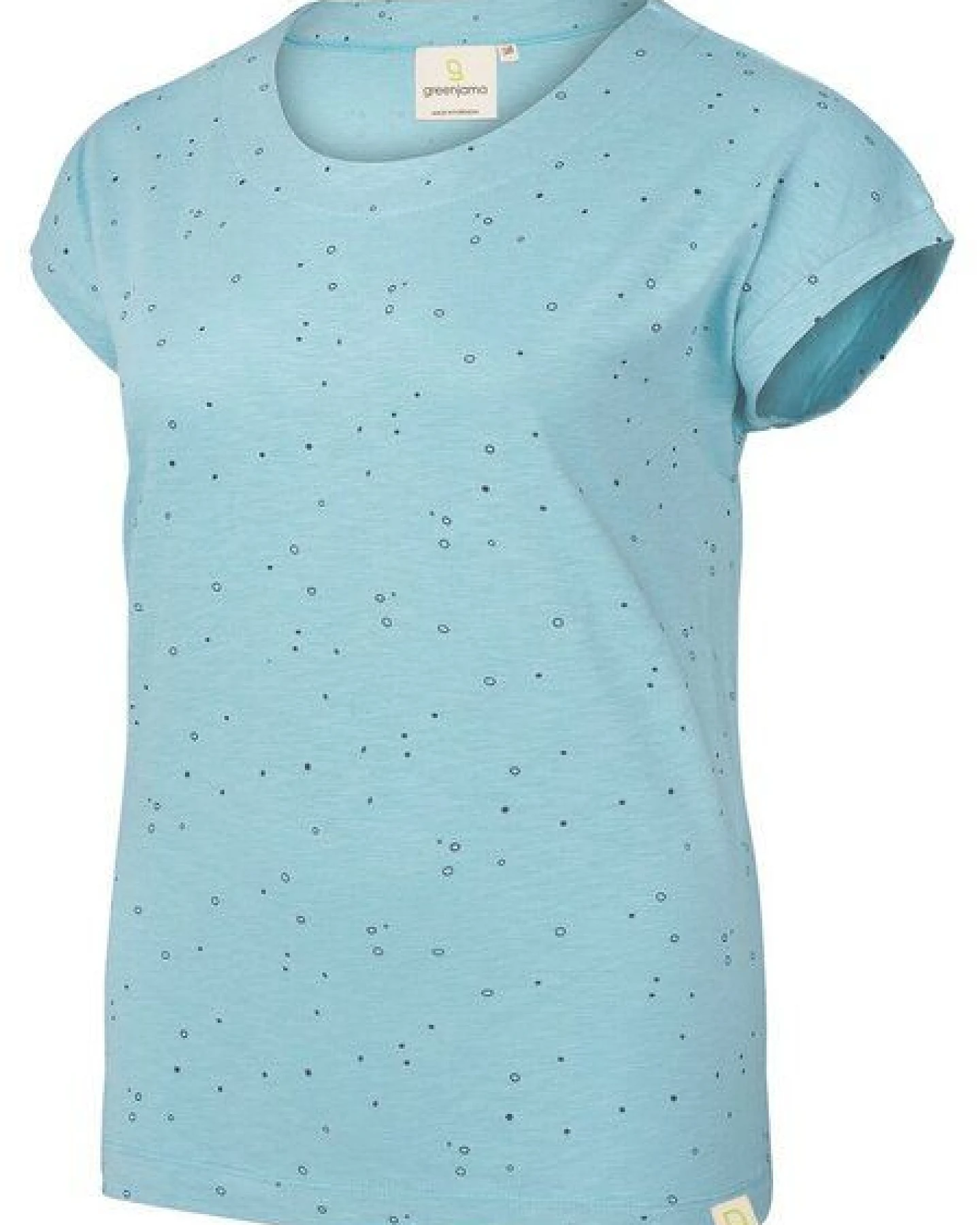 greenjama Damen T-Shirt Slub Jersey mit Druck, aus Bio Baumwolle und GOTS zertifiziert – Ansicht 3