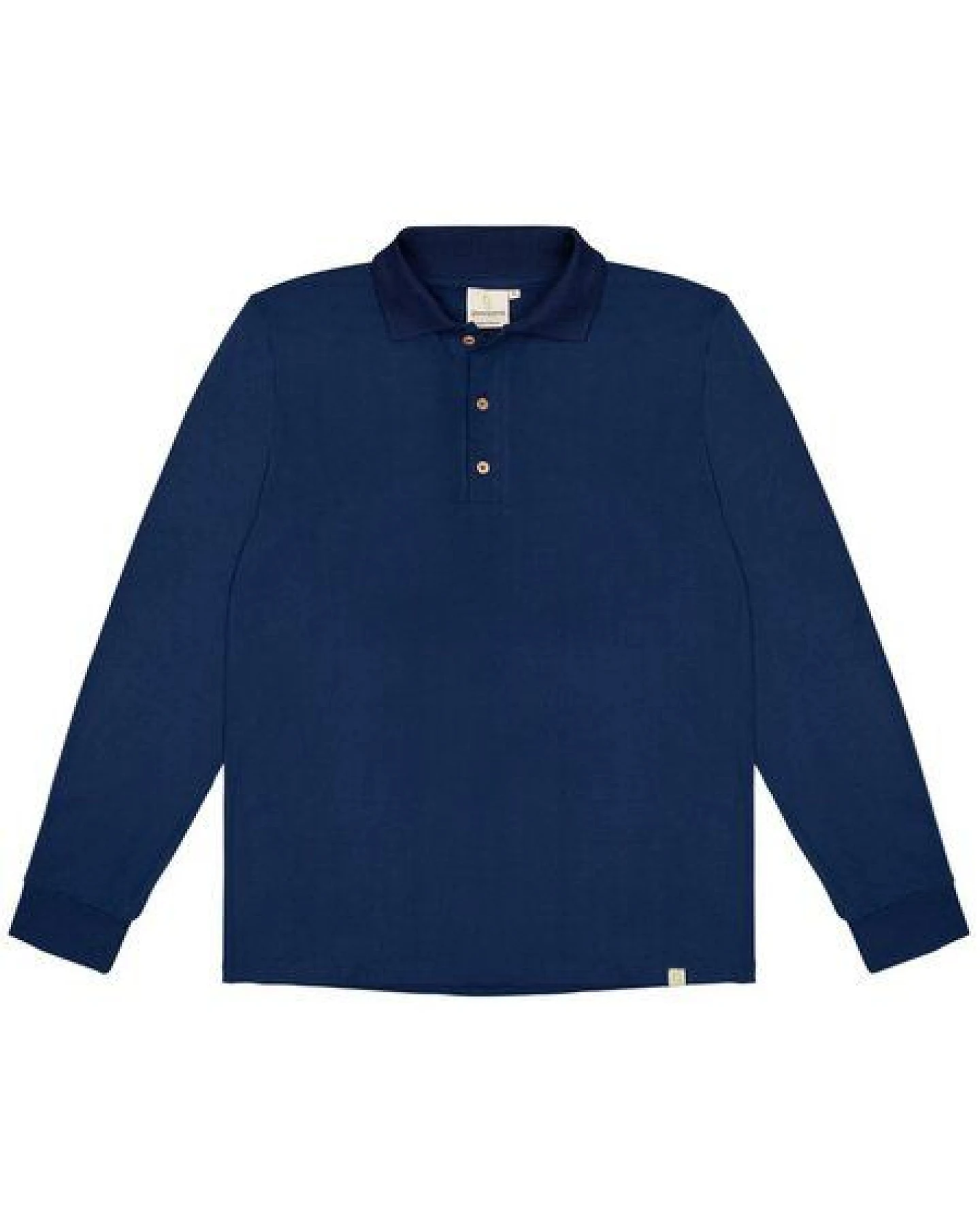 greenjama Herren Langarm-Shirt mit Polo-Kragen, aus Bio Baumwolle und GOTS zertifiziert – Ansicht 3