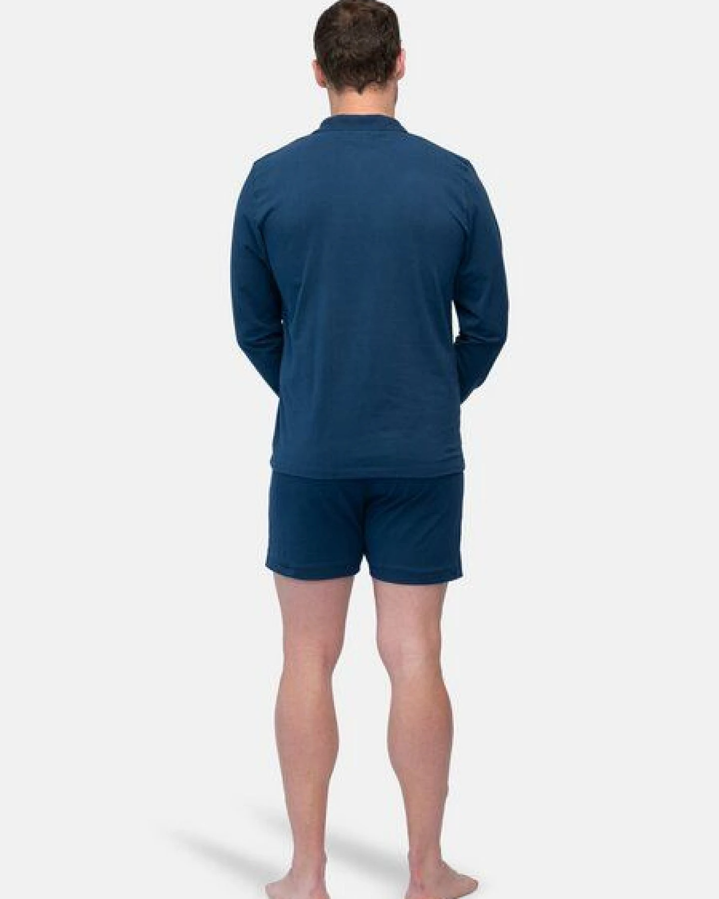greenjama Herren Langarm-Shirt mit Polo-Kragen, aus Bio Baumwolle und GOTS zertifiziert – Ansicht 2