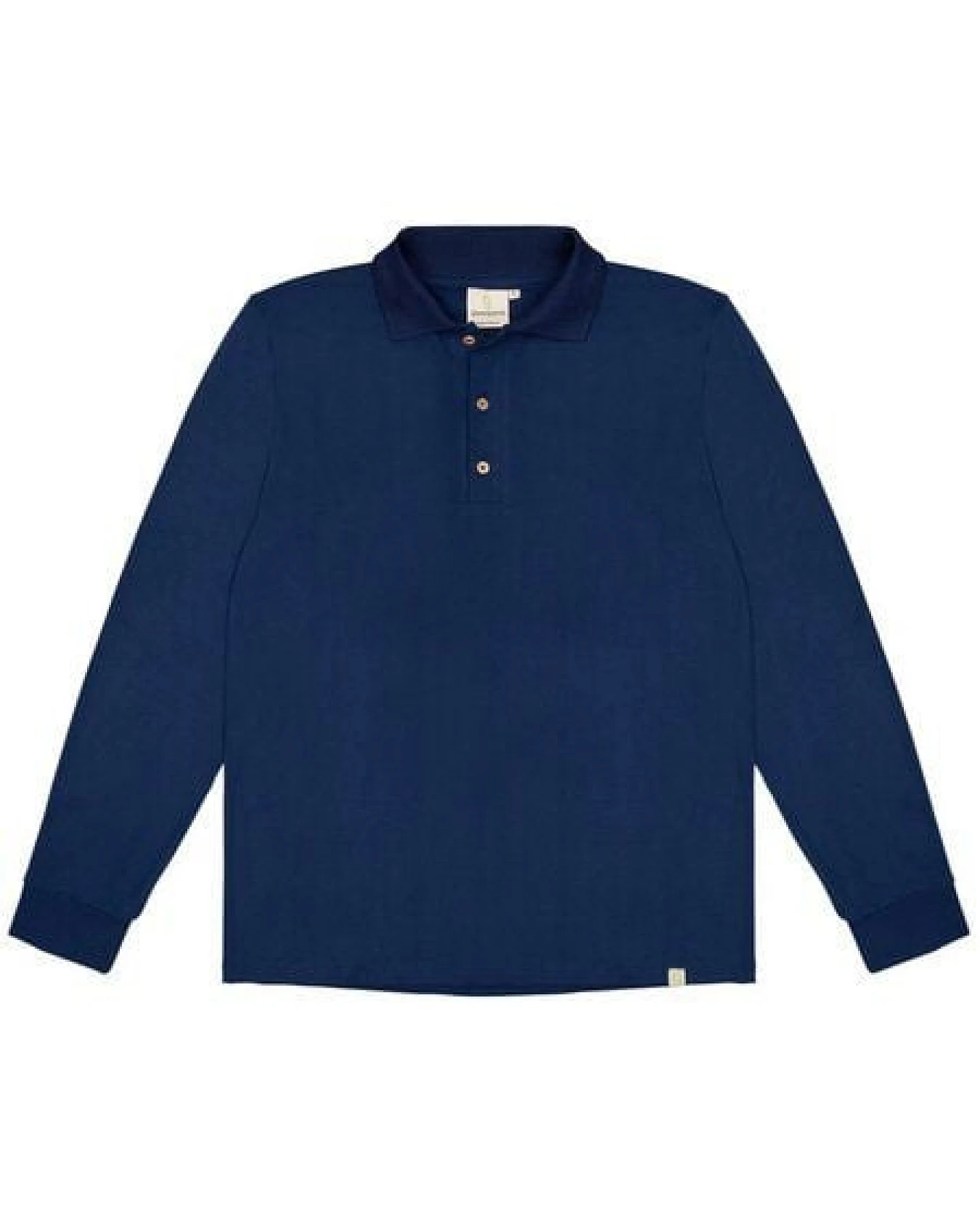 greenjama Herren Langarm-Shirt mit Polo-Kragen, aus Bio Baumwolle und GOTS zertifiziert – Ansicht 3
