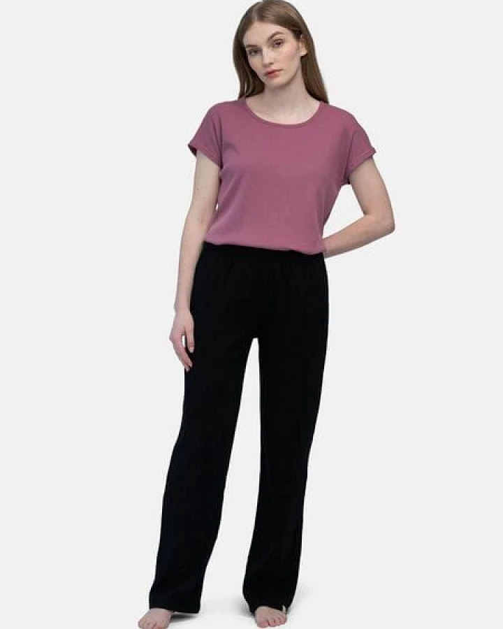 greenjama Damen Hose aus Derby-Rib, aus Bio Baumwolle und GOTS zertifiziert