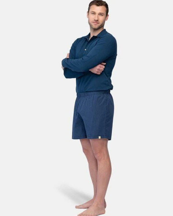 greenjama Herren Pyjama-Shorts, aus Bio Baumwolle und GOTS zertifiziert