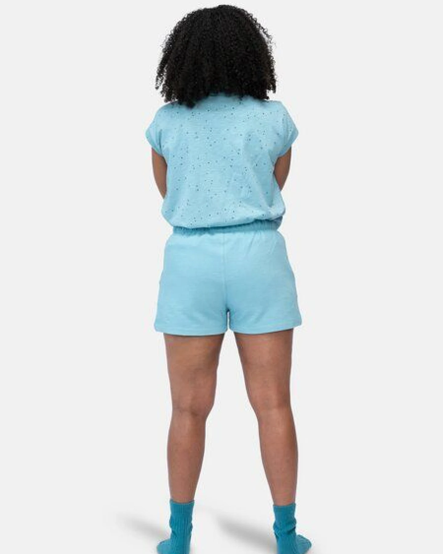 greenjama Damen Short in Strukturmuster, aus Bio Baumwolle und GOTS zertifiziert – Ansicht 2