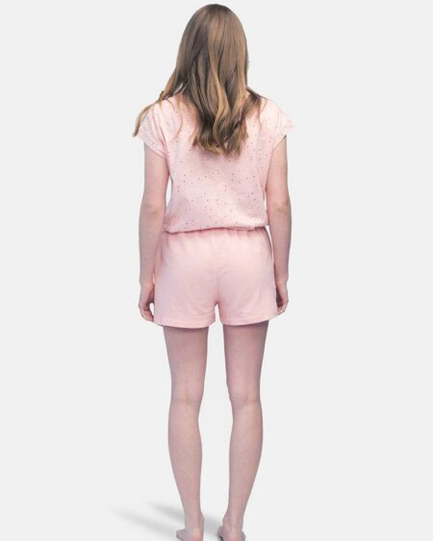 greenjama Damen Short in Strukturmuster, aus Bio Baumwolle und GOTS zertifiziert – Ansicht 2