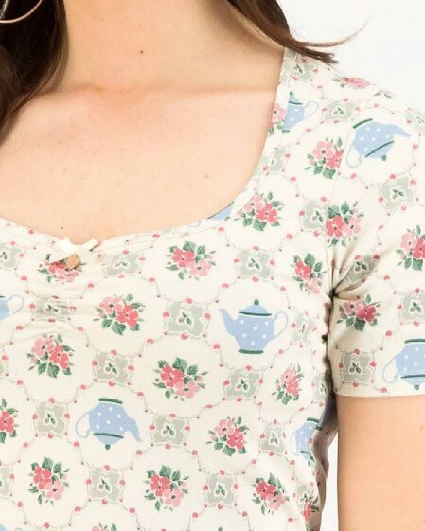 Blutsgeschwister T-Shirt Balconnet Féminin – Ansicht 3