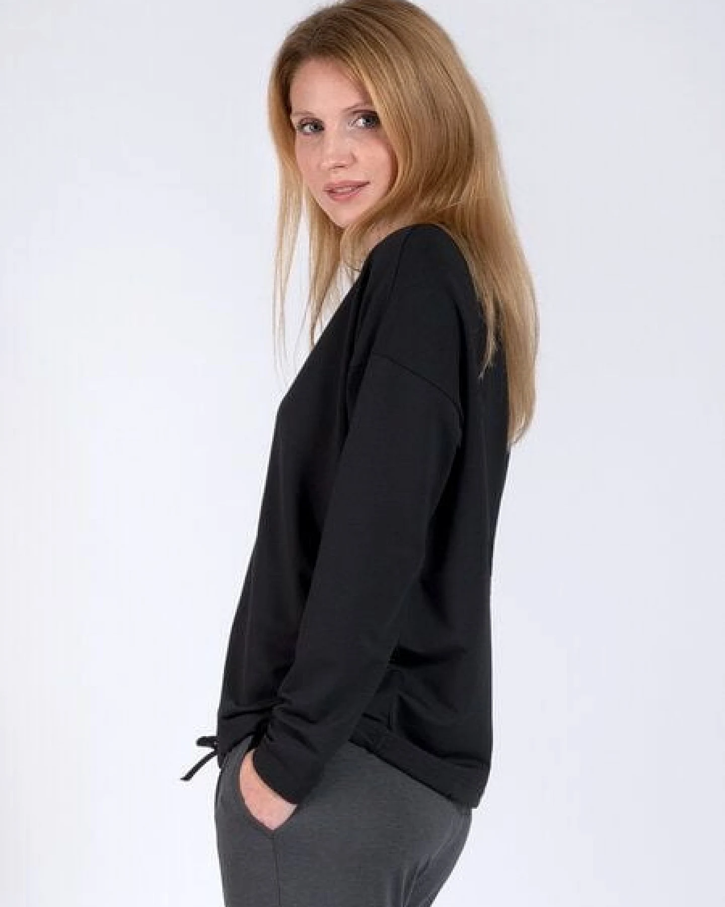 Magadi Yoga Sweater GIGI aus Naturmaterial – Ansicht 4
