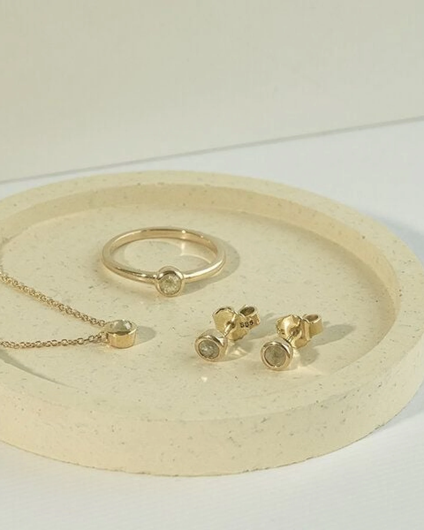 Eppi Schmuck-Set mit Salt and Pepper Diamanten Jana – Ansicht 2