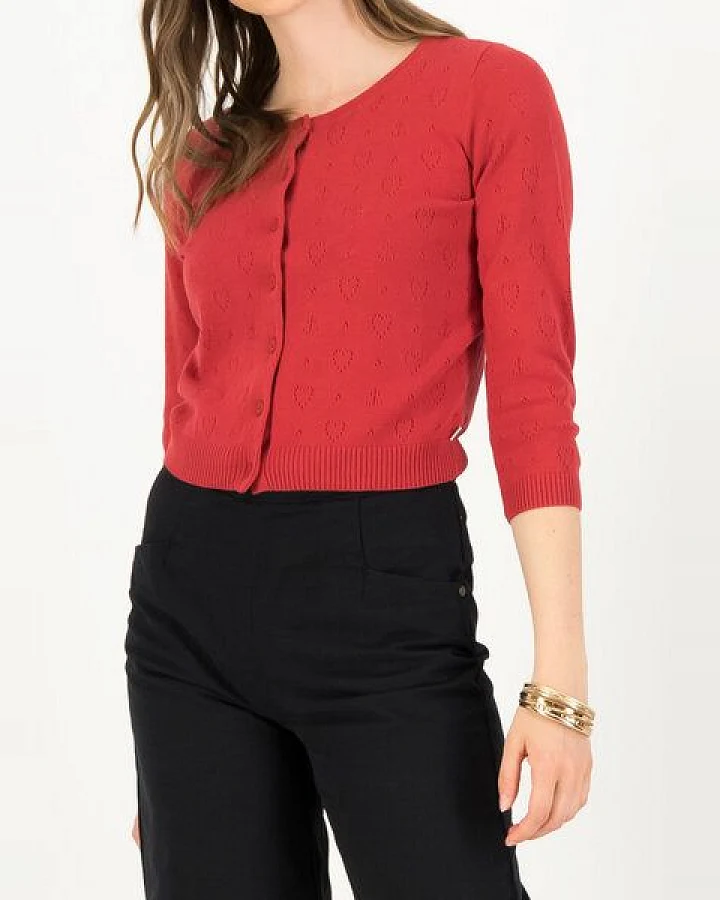 Blutsgeschwister Cardigan Roundneck 3/4-Ärmel