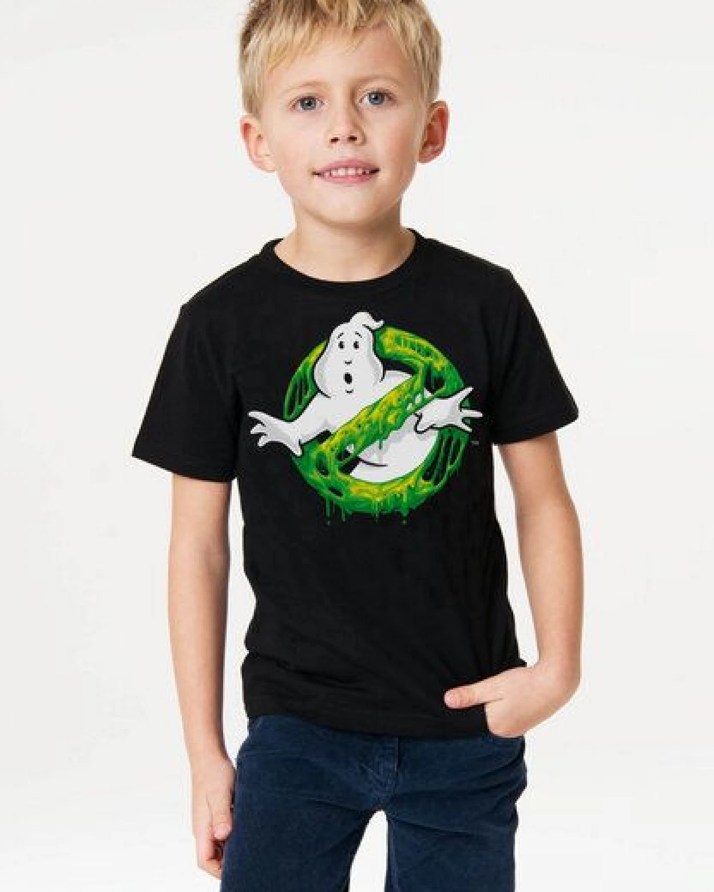 LOGOSH!RT LOGOSHIRT - Ghostbusters - Slime Logo - Bio T-Shirt Print - Kinder - Unisex – Ansicht 3