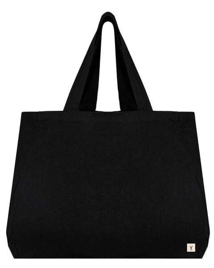YTWOO Große Shopping Bag aus Leinen