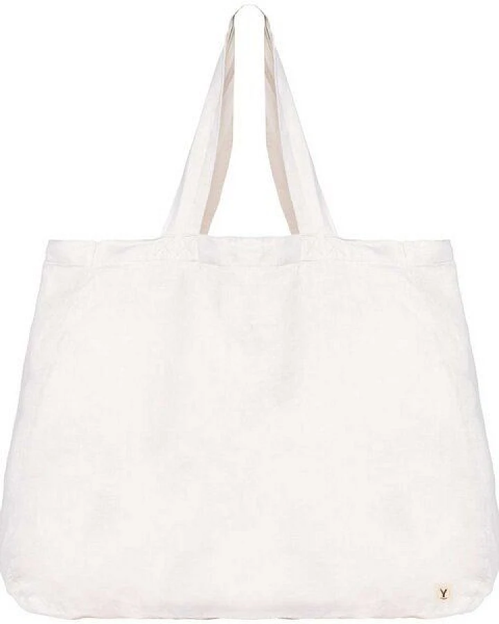 YTWOO Große Shopping Bag aus Leinen