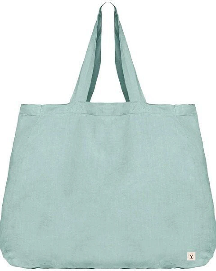 YTWOO Große Shopping Bag aus Leinen