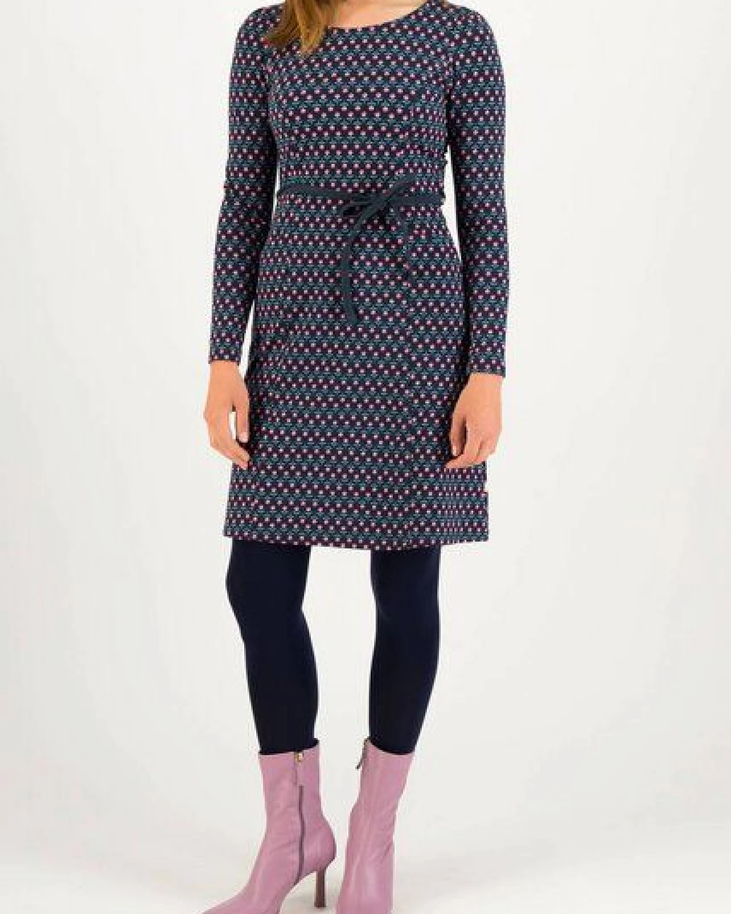 Blutsgeschwister Kleid Trés Charmeuse Jours - Hiking Garden – Ansicht 2