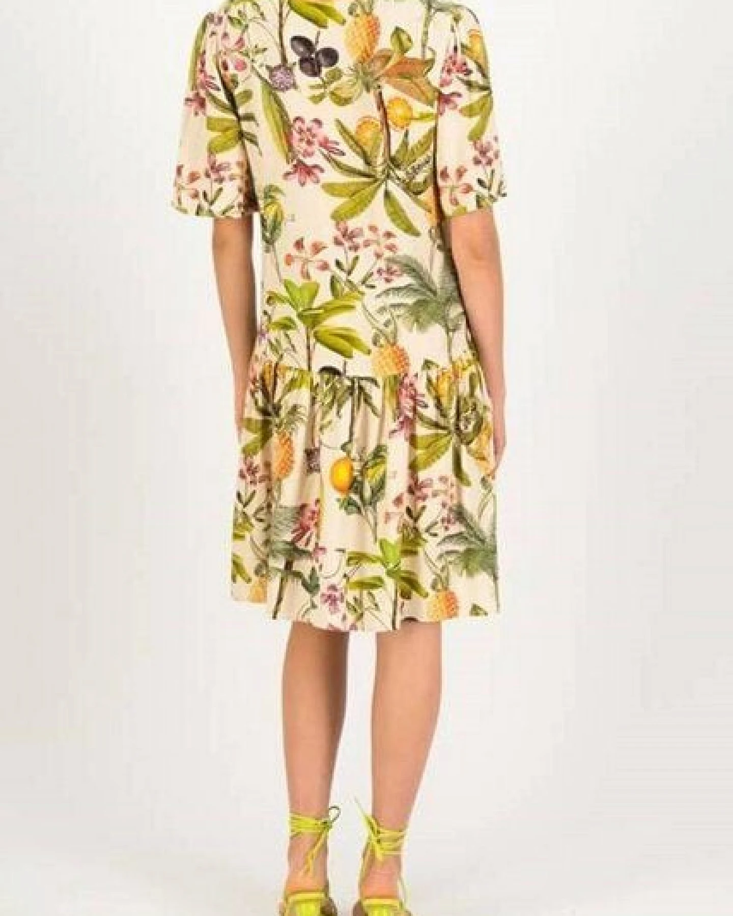 Blutsgeschwister Kleid Hang On Honey Summer - Jardin Fruitier – Ansicht 3