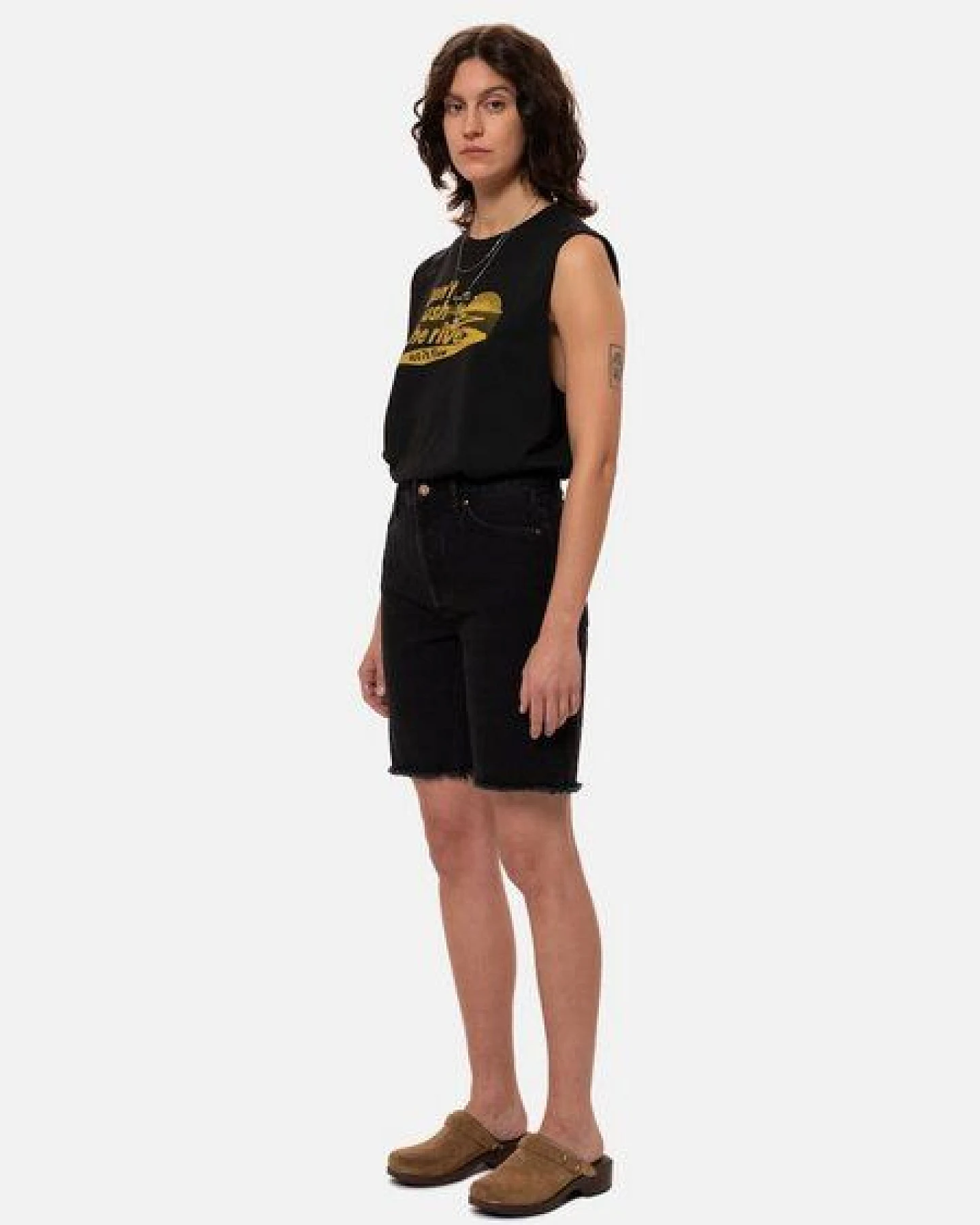 Nudie Jeans Damen Jeans Shorts MAUD – Ansicht 3