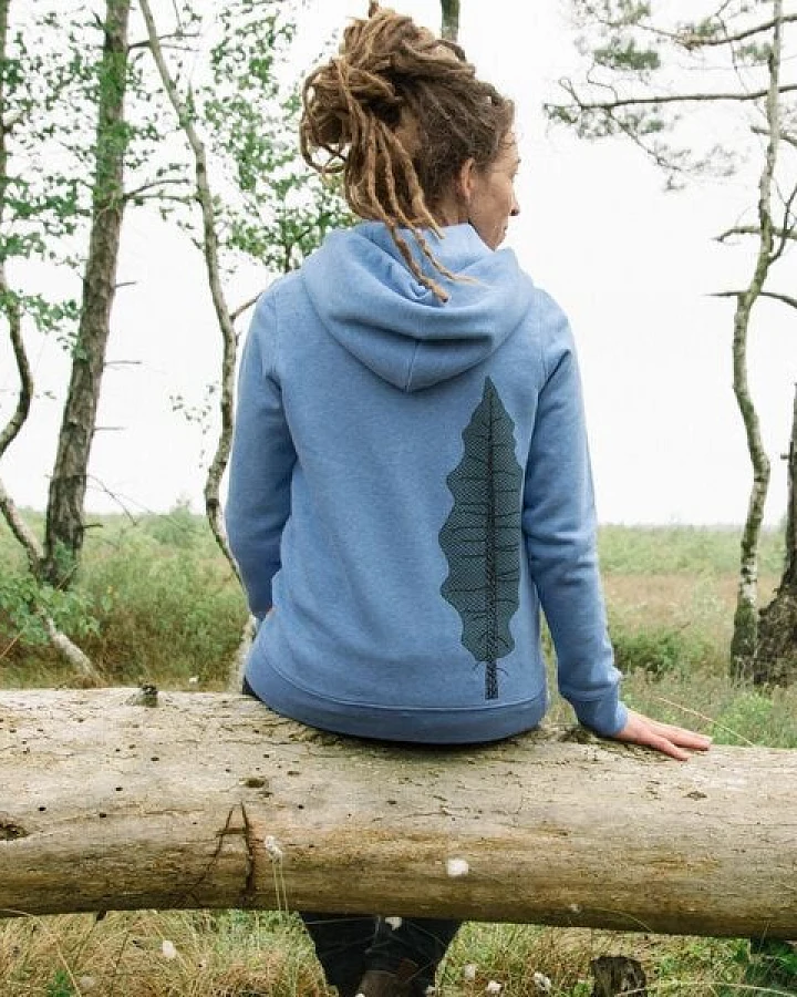 Cmig Tanne Kapuzenjacke in mid heather blue