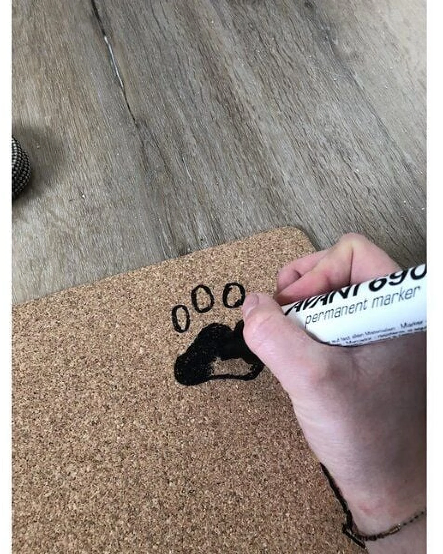 Kork-Deko Futternapf-Unterlage aus Kork – Ansicht 3