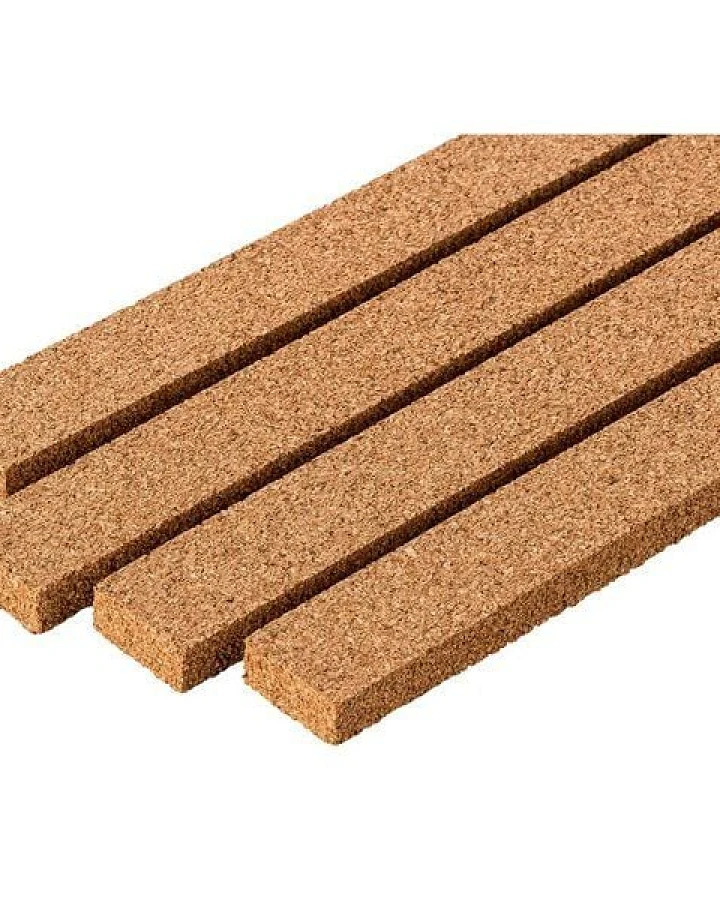 Kork-Deko 2,26 €/m: Korkstreifen - 90 x 1 x 2,2 cm - Dehnungsfuge aus Kork 10er-Pack