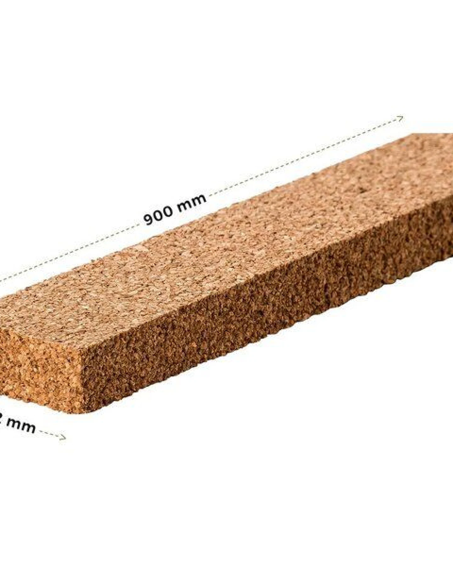 Kork-Deko 2,26 €/m: Korkstreifen - 90 x 1 x 2,2 cm - Dehnungsfuge aus Kork 10er-Pack – Ansicht 2