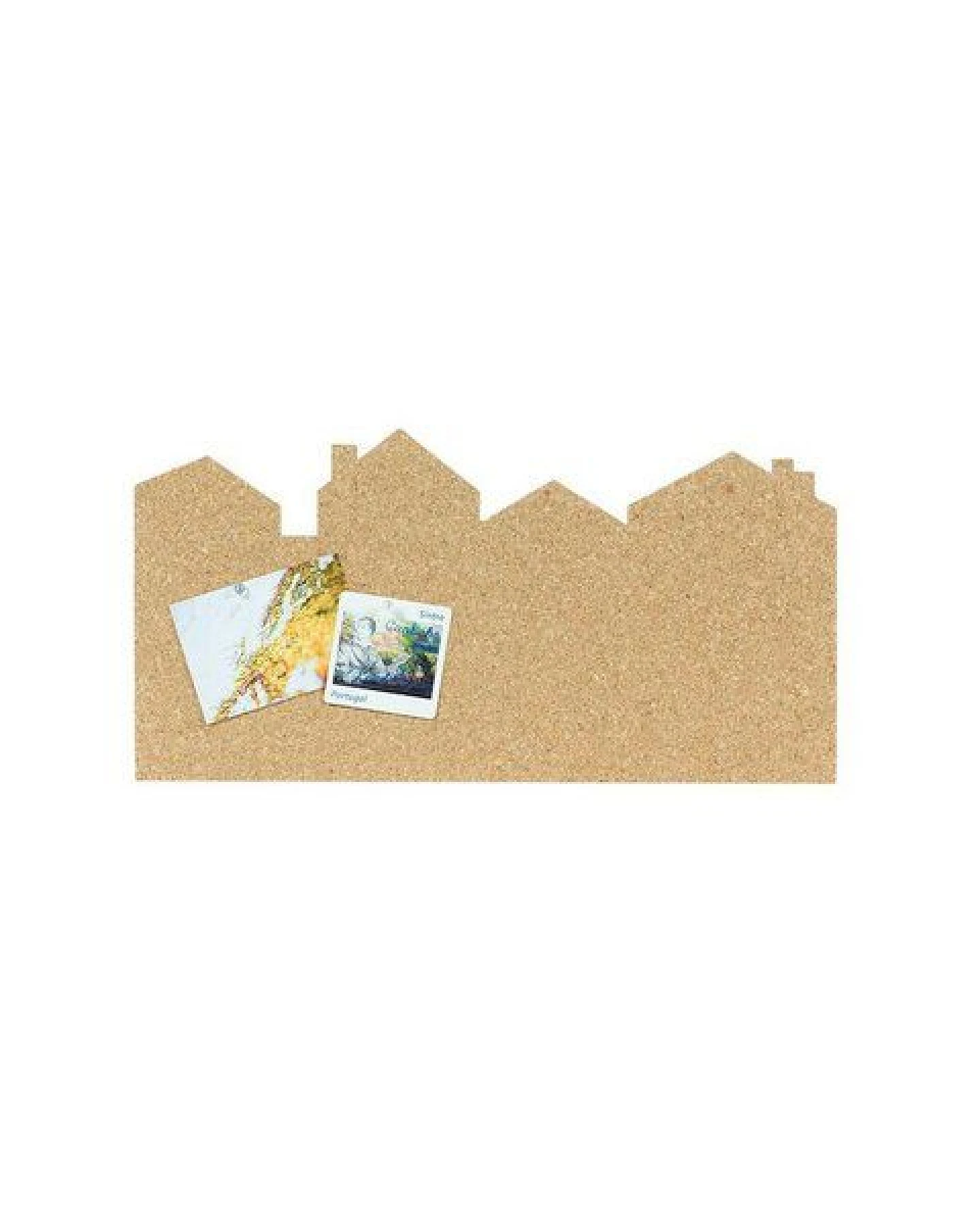 Kork-Deko Kork-Pinnwand mit dem Motiv "Stadt / Skyline" – Ansicht 2