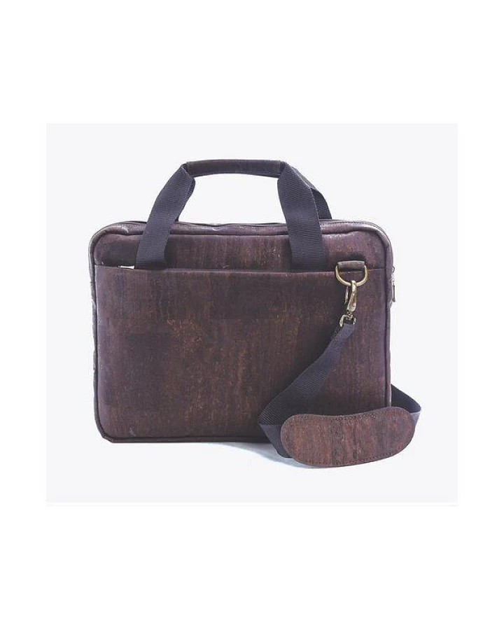 Kork-Deko stylische Schultertasche aus Kork-Stoff - Aktentasche
