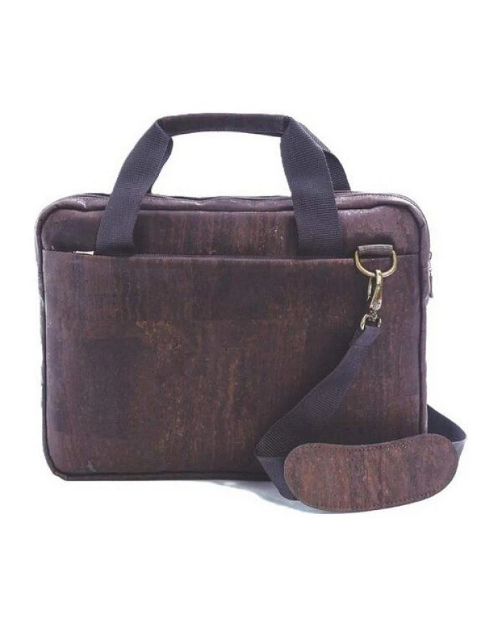 Kork-Deko stylische Schultertasche aus Kork-Stoff - Aktentasche