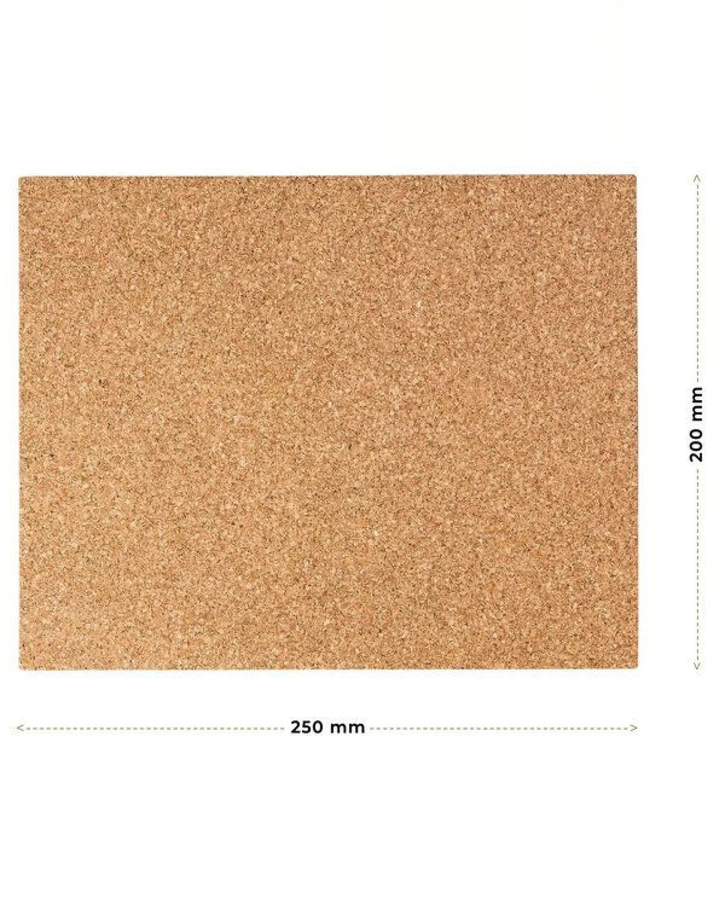 Kork-Deko 3 Pads aus Kork 250 x 200 mm – Ansicht 2