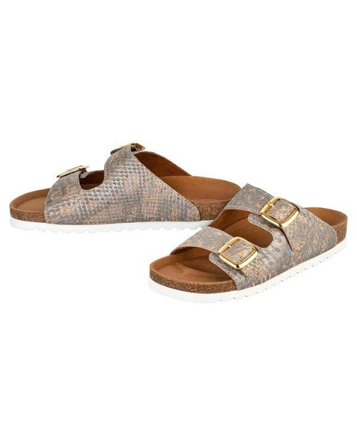 Kork-Deko Damen Slipper aus Kork - Größe EU 36 – 41 (Damen)