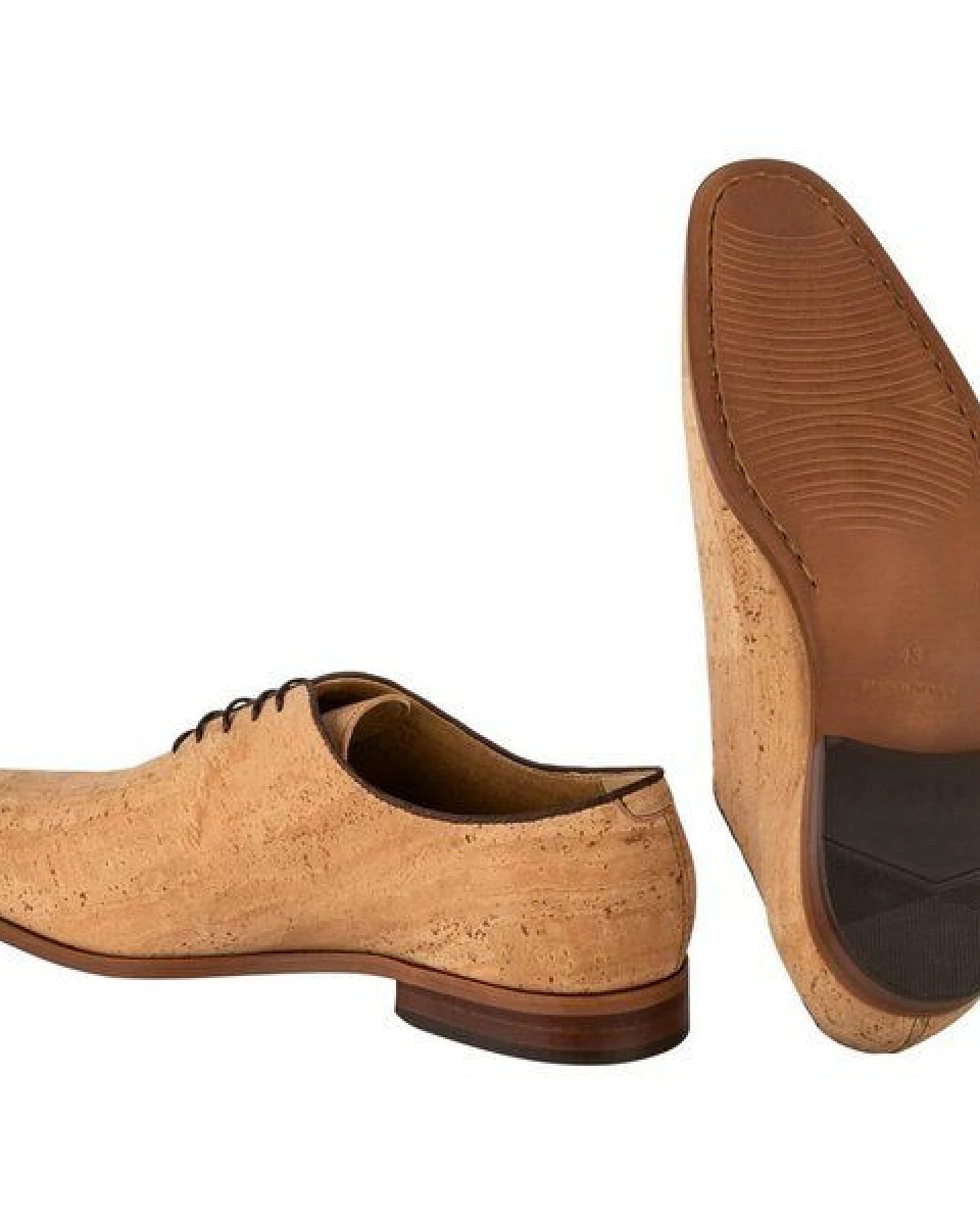 Kork-Deko eleganter Herren Schuh aus Kork – Ansicht 2