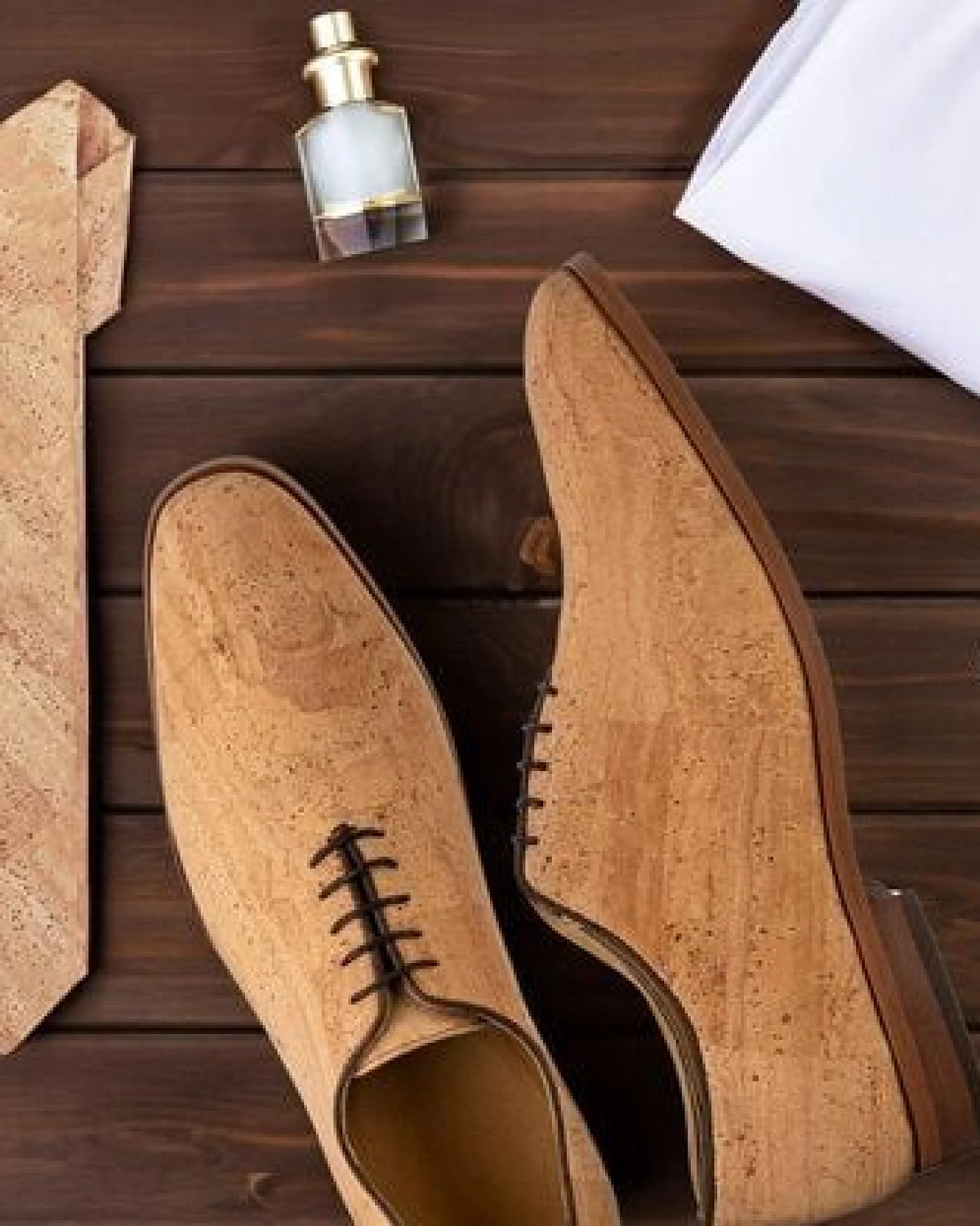 Kork-Deko eleganter Herren Schuh aus Kork – Ansicht 4