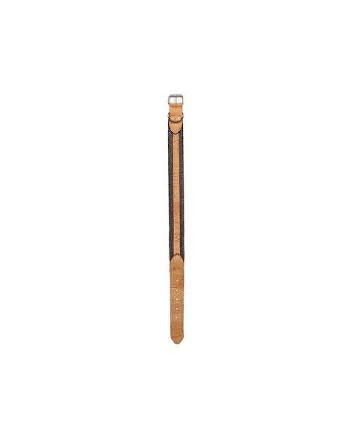 Kork-Deko Hunde-Halsband aus Kork in BEIGE oder ROT-BRAUN