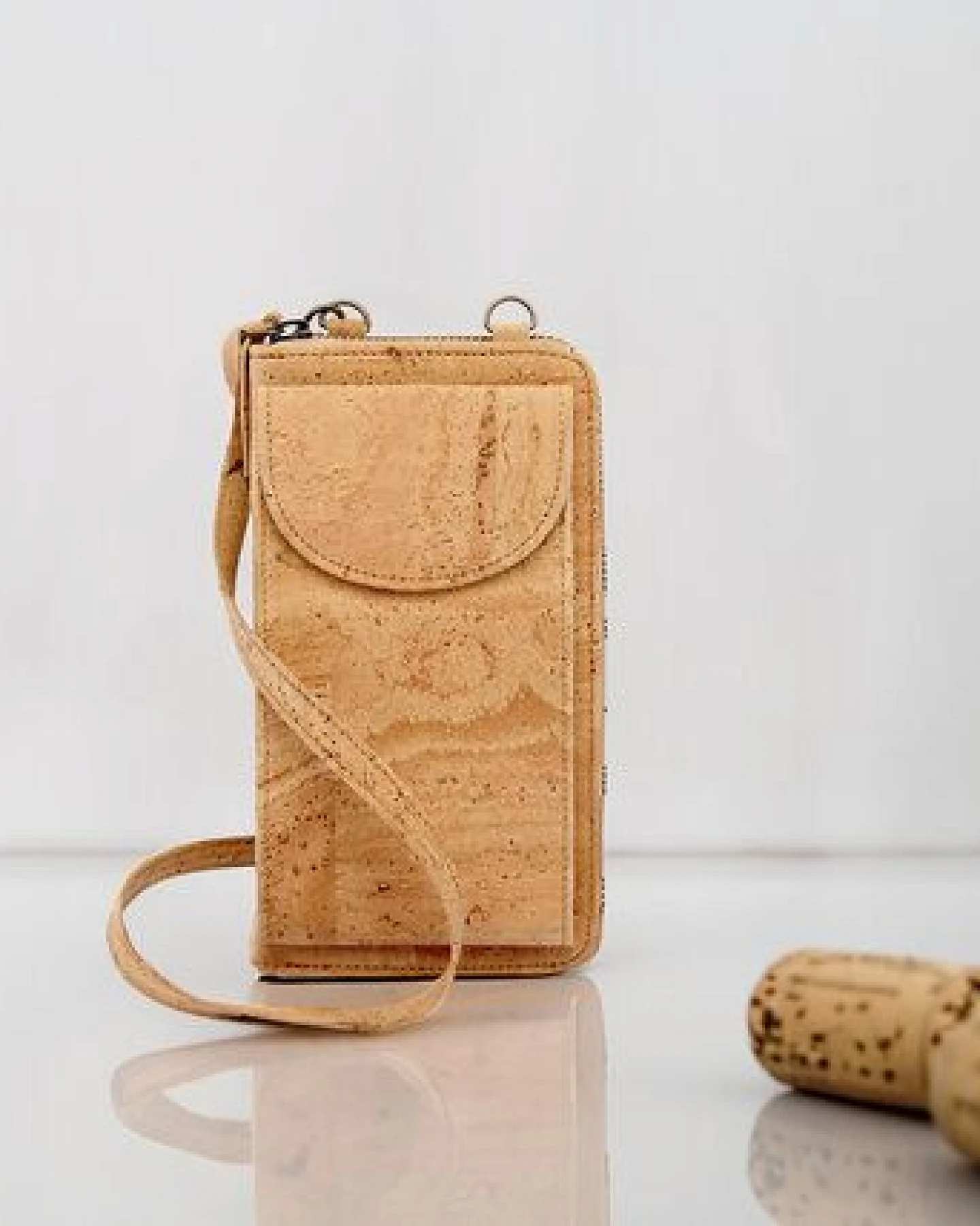 Kork-Deko Kork Handytasche + Geldbeutel – Ansicht 2