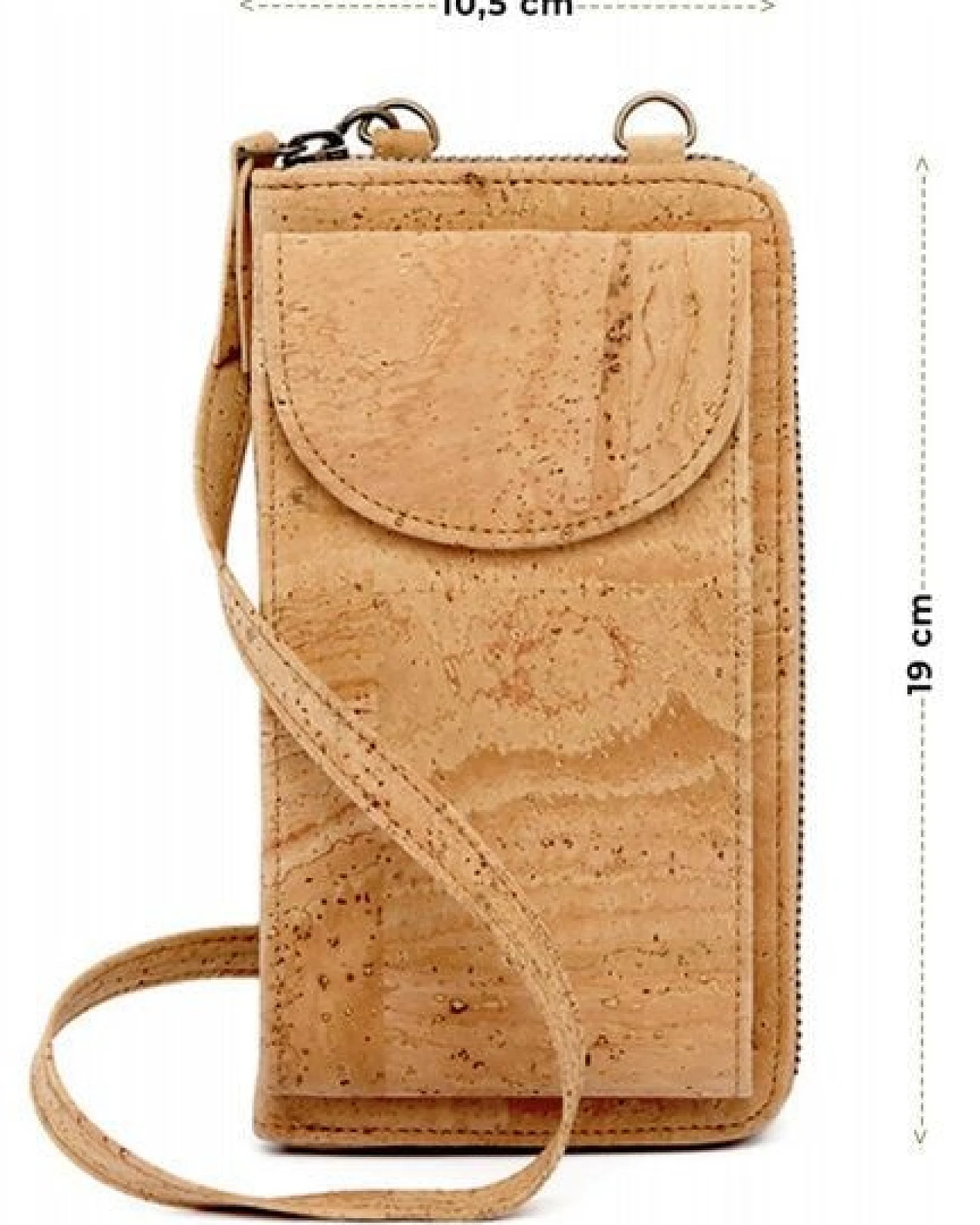 Kork-Deko Kork Handytasche + Geldbeutel – Ansicht 3