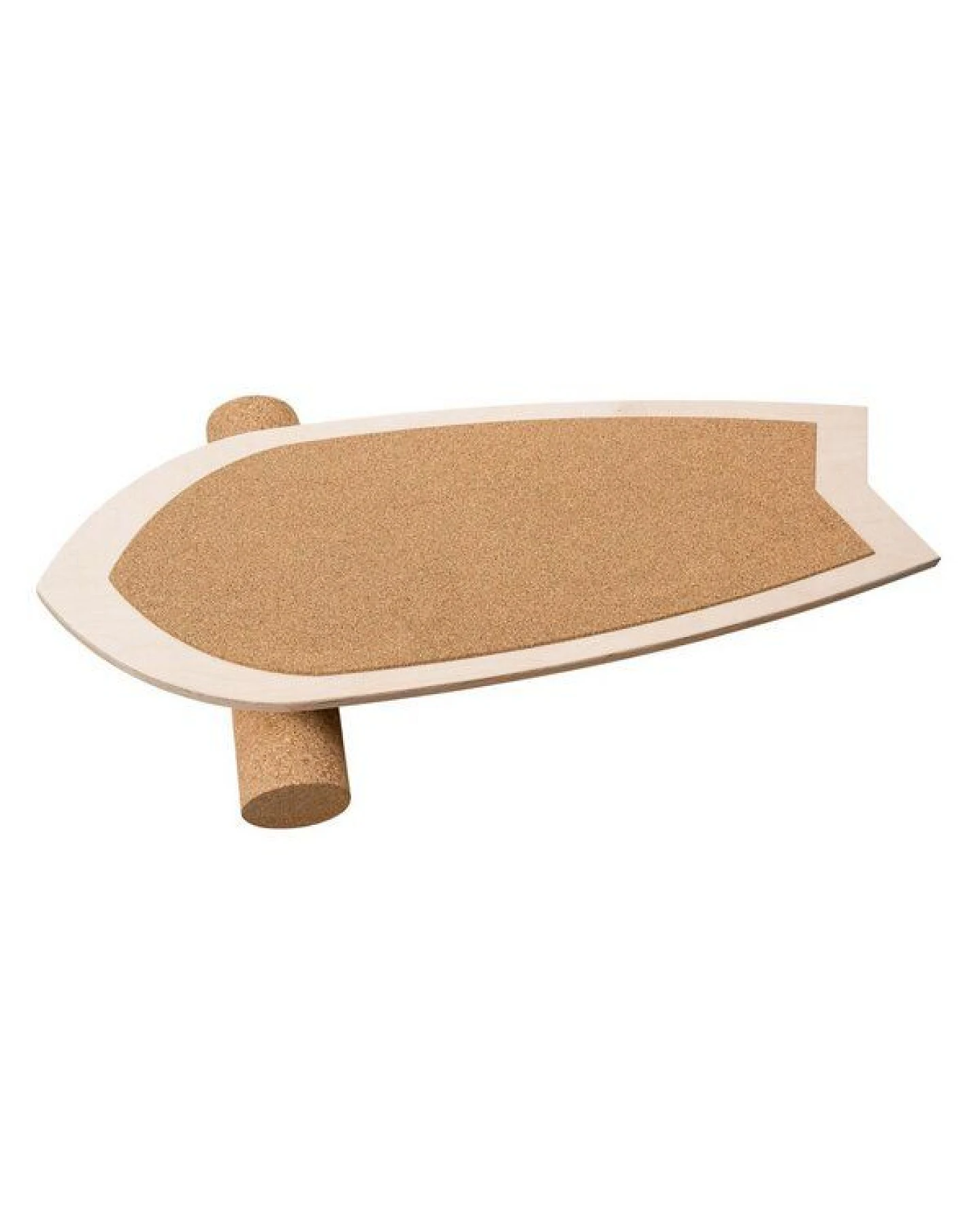 Kork-Deko Surf Balanceboard mit Korkmatte & Korkrolle – Ansicht 2