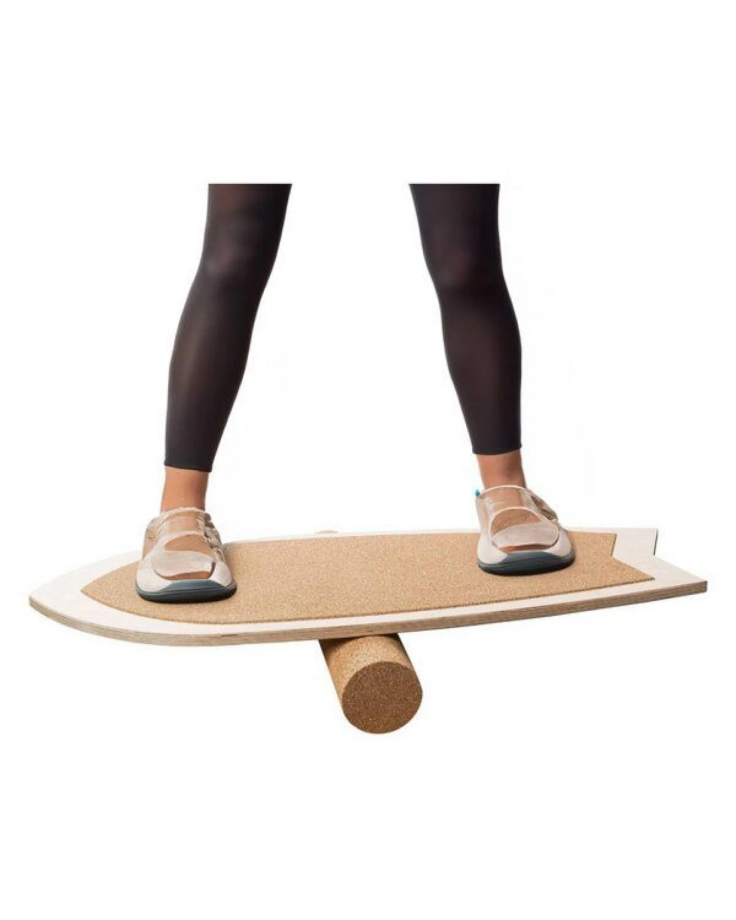 Kork-Deko Surf Balanceboard mit Korkmatte & Korkrolle – Ansicht 3