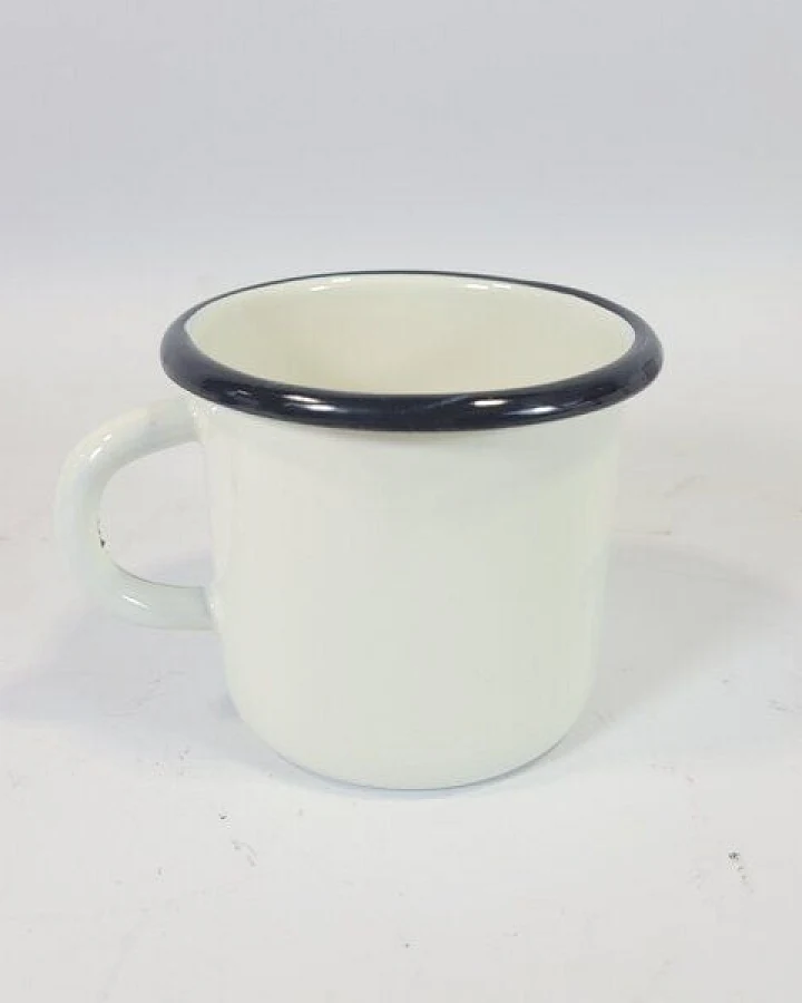 Moogoo Creative Africa Vintage Emaille-Tasse / Becher aus der Ukraine