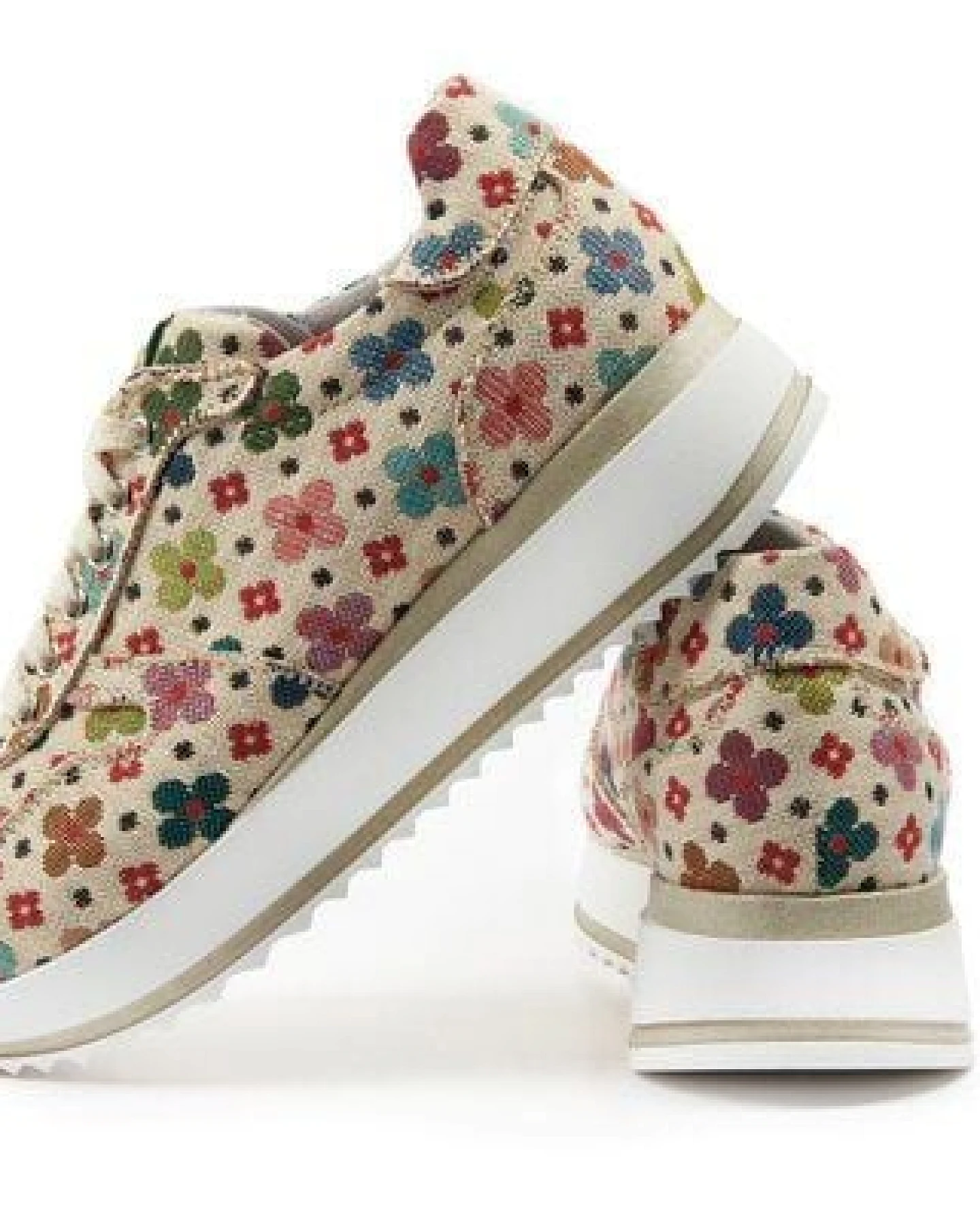 Risorse Future Asia Damensneaker Blümchen White – Ansicht 3