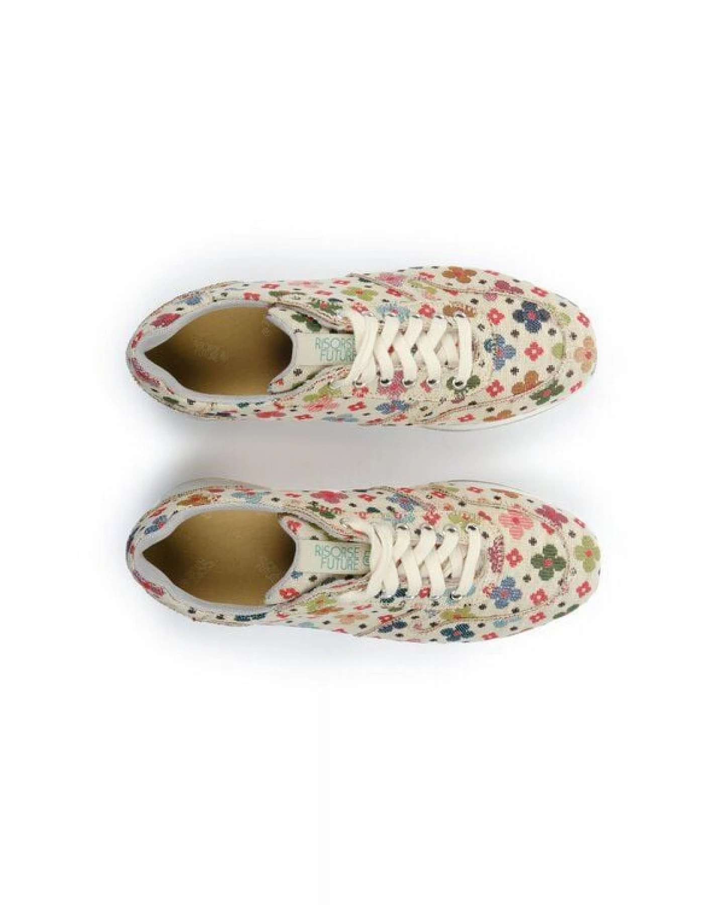 Risorse Future Asia Damensneaker Blümchen White – Ansicht 4