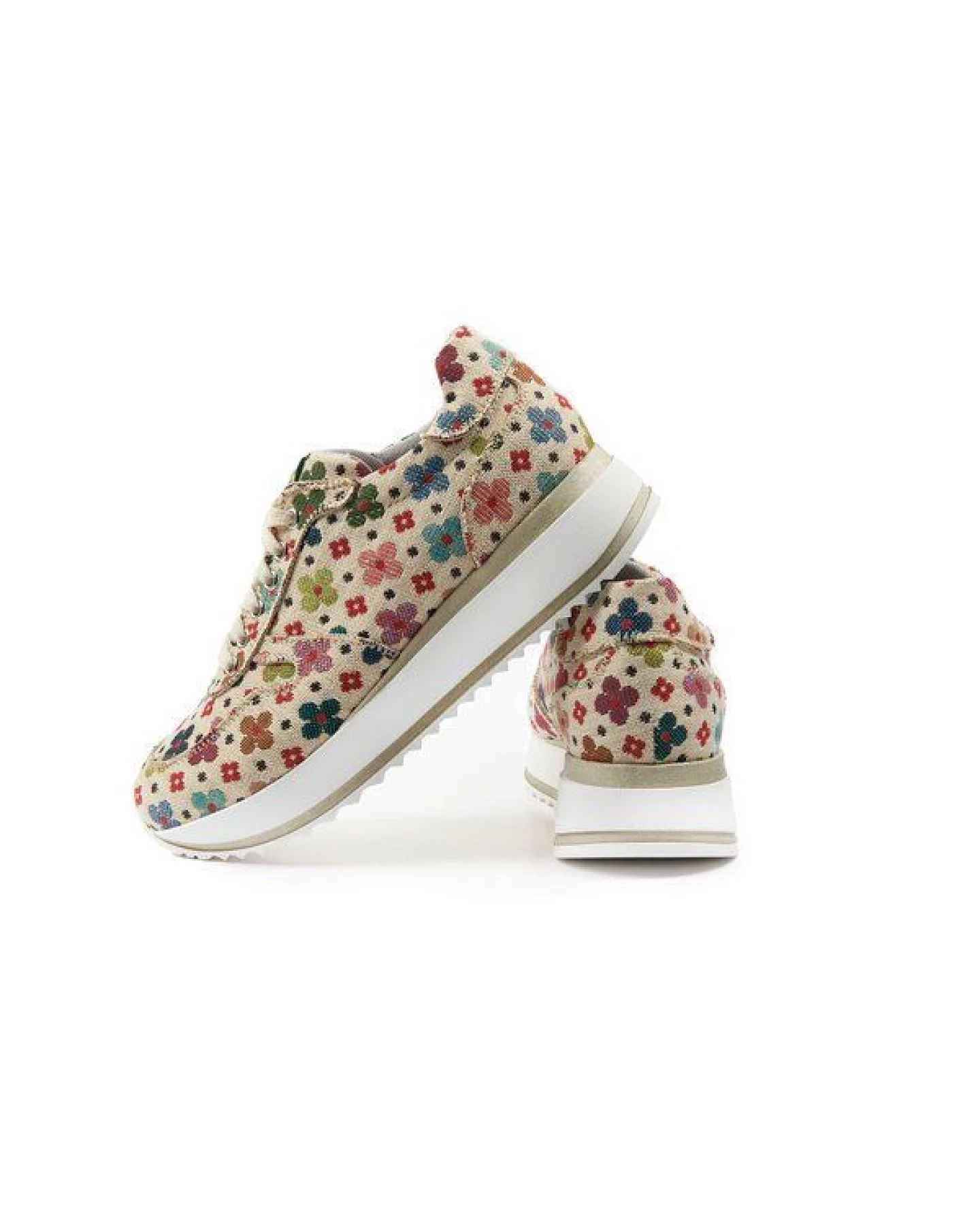 Risorse Future Asia Damensneaker Blümchen White – Ansicht 3