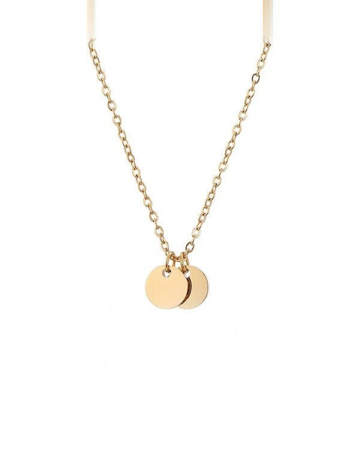 Kreis Kette mit 2,3 oder 4 Münzen in 6mm mit 42+8 cm langer Kette von Elektropulli
