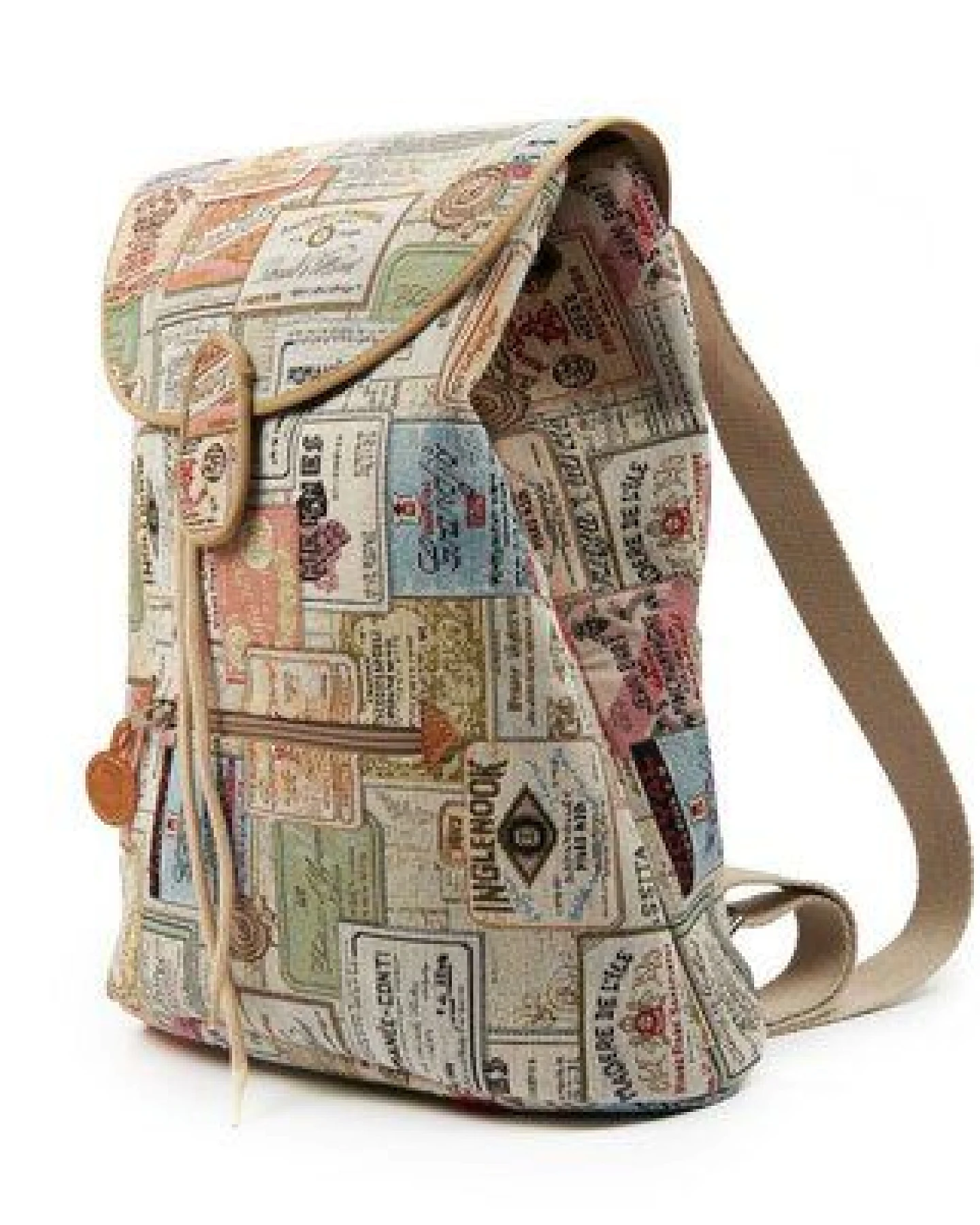 Risorse Future Baumwoll Rucksack Vintage Label – Ansicht 2