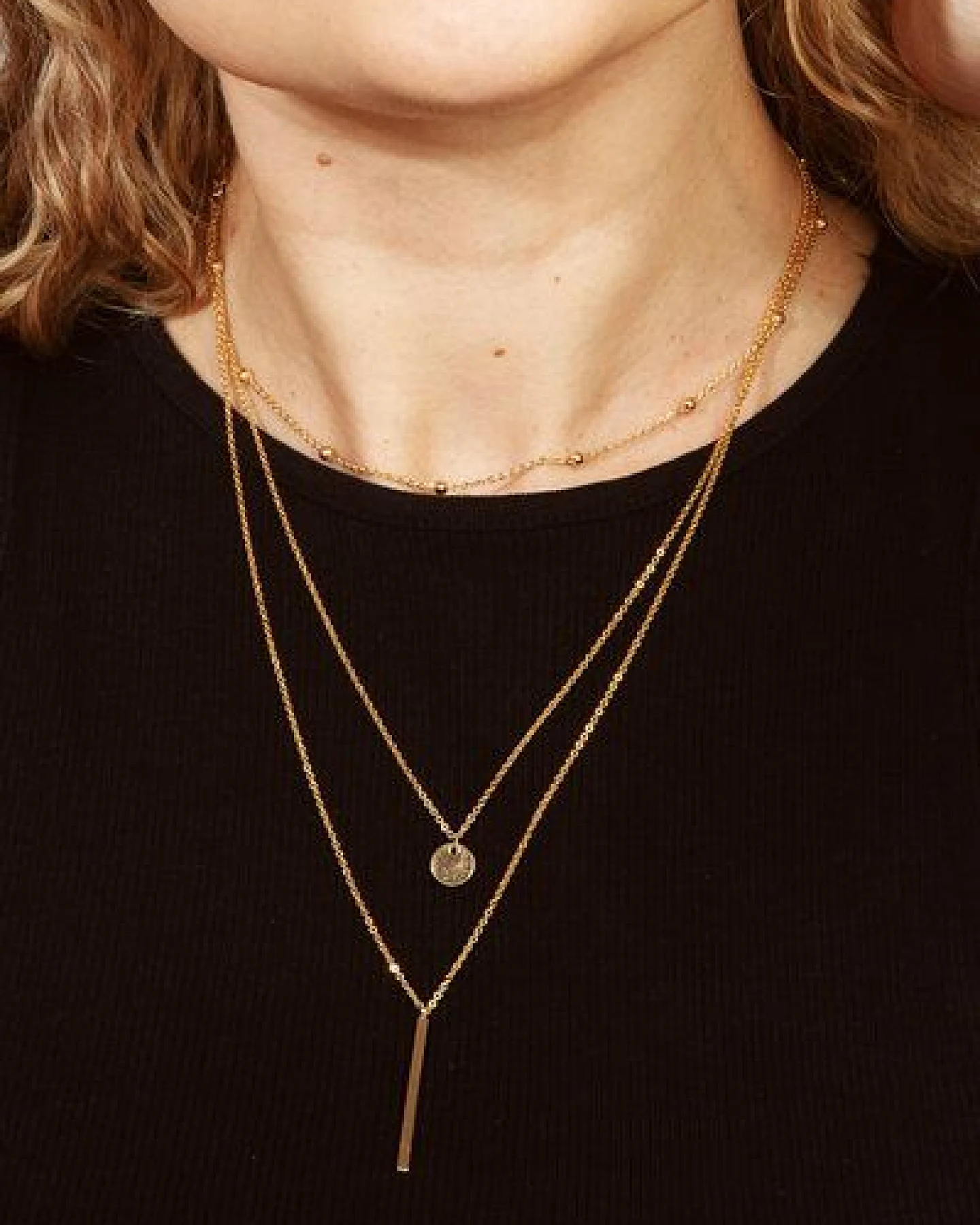 Grafische Layering Kette von Elektropulli – Ansicht 2