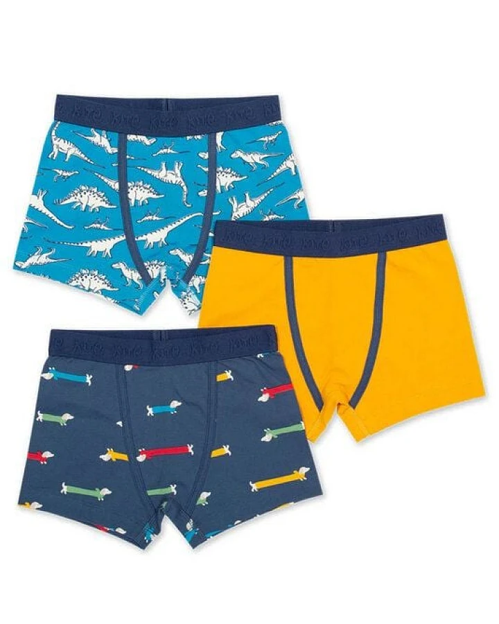 Kite Clothing Jungen Boxershorts 3er-Pack aus Bio-Baumwolle
