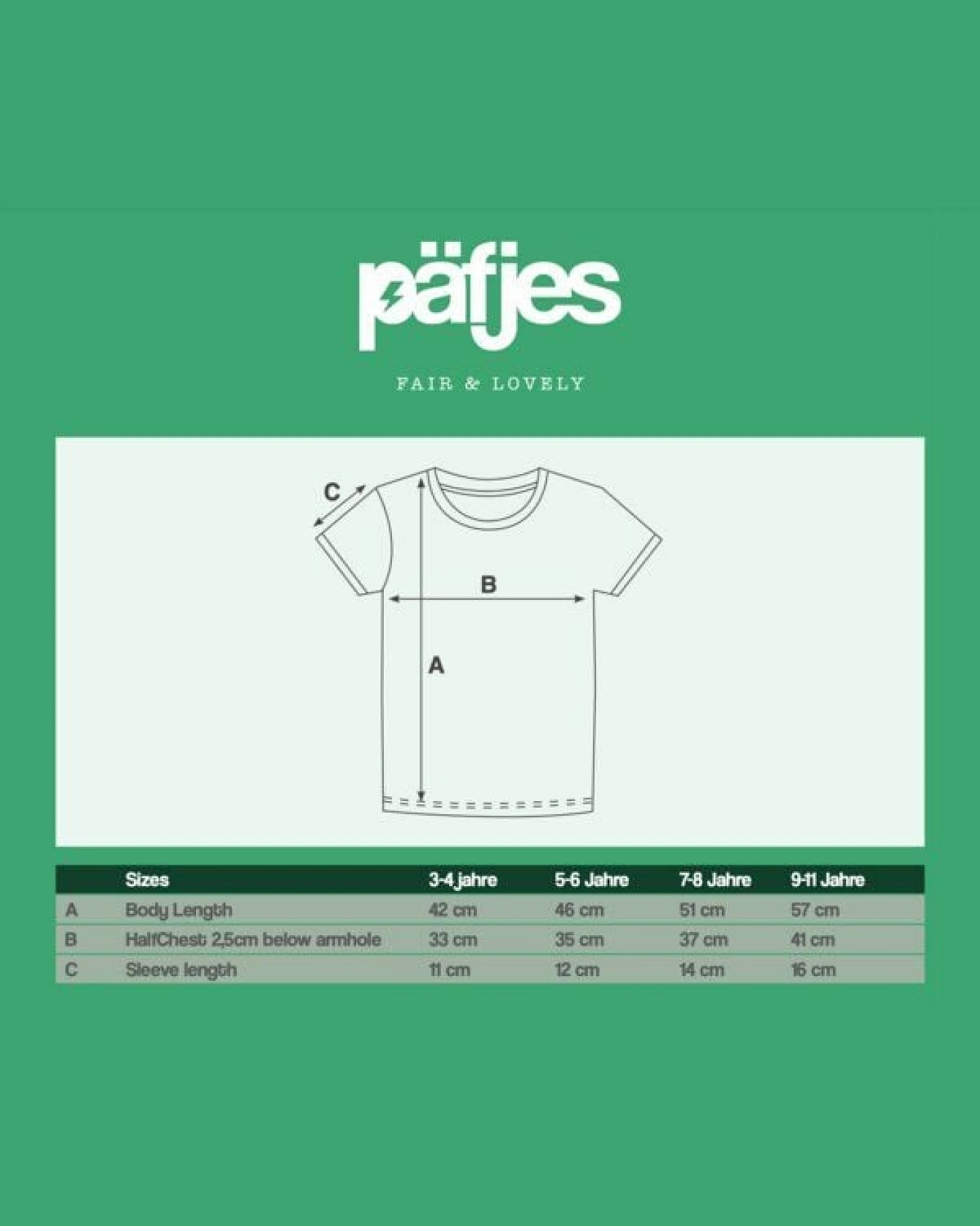 päfjes Eule Woody mit Brille - Kinder Shirt - fair gehandelt - Bio - Natur/Rot – Ansicht 4