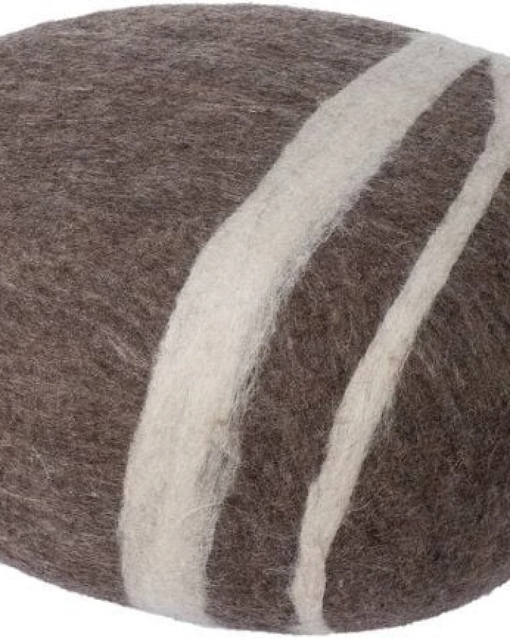 myfelt Filz Kieselstein (Pouf), 100% Schurwolle