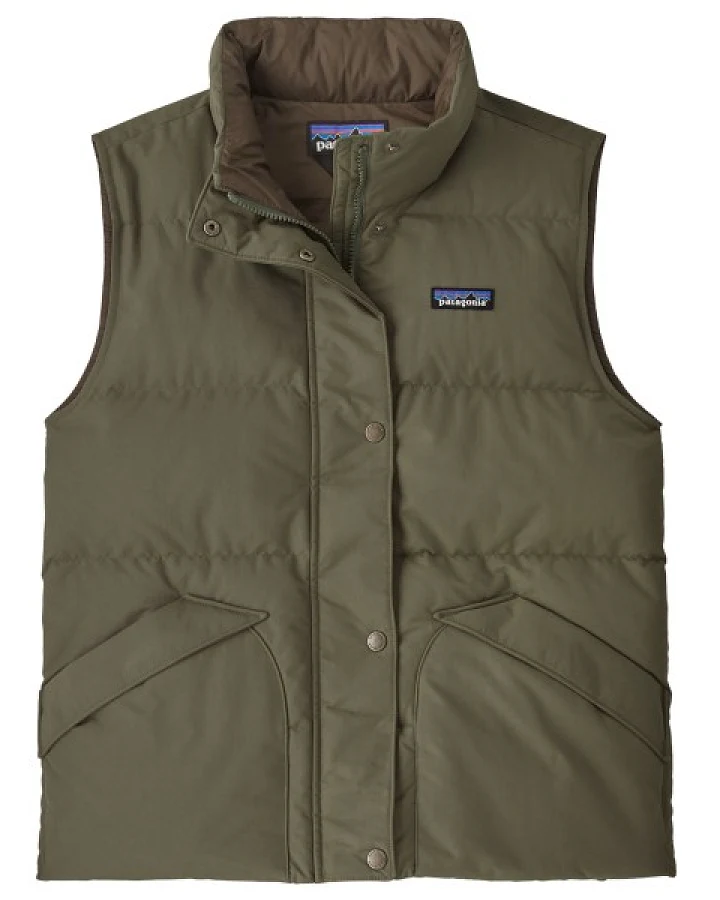 Patagonia - Women's Downdrift Vest - Daunenweste Gr S oliv