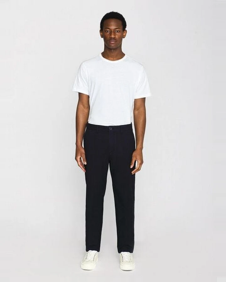 KnowledgeCotton Apparel Chinohose - CHUCK regular flannel - aus Bio-Baumwolle